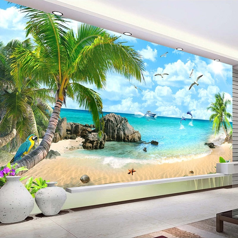 3D Wallpaper Beach Landscape Insight Series SKU# WAL0323